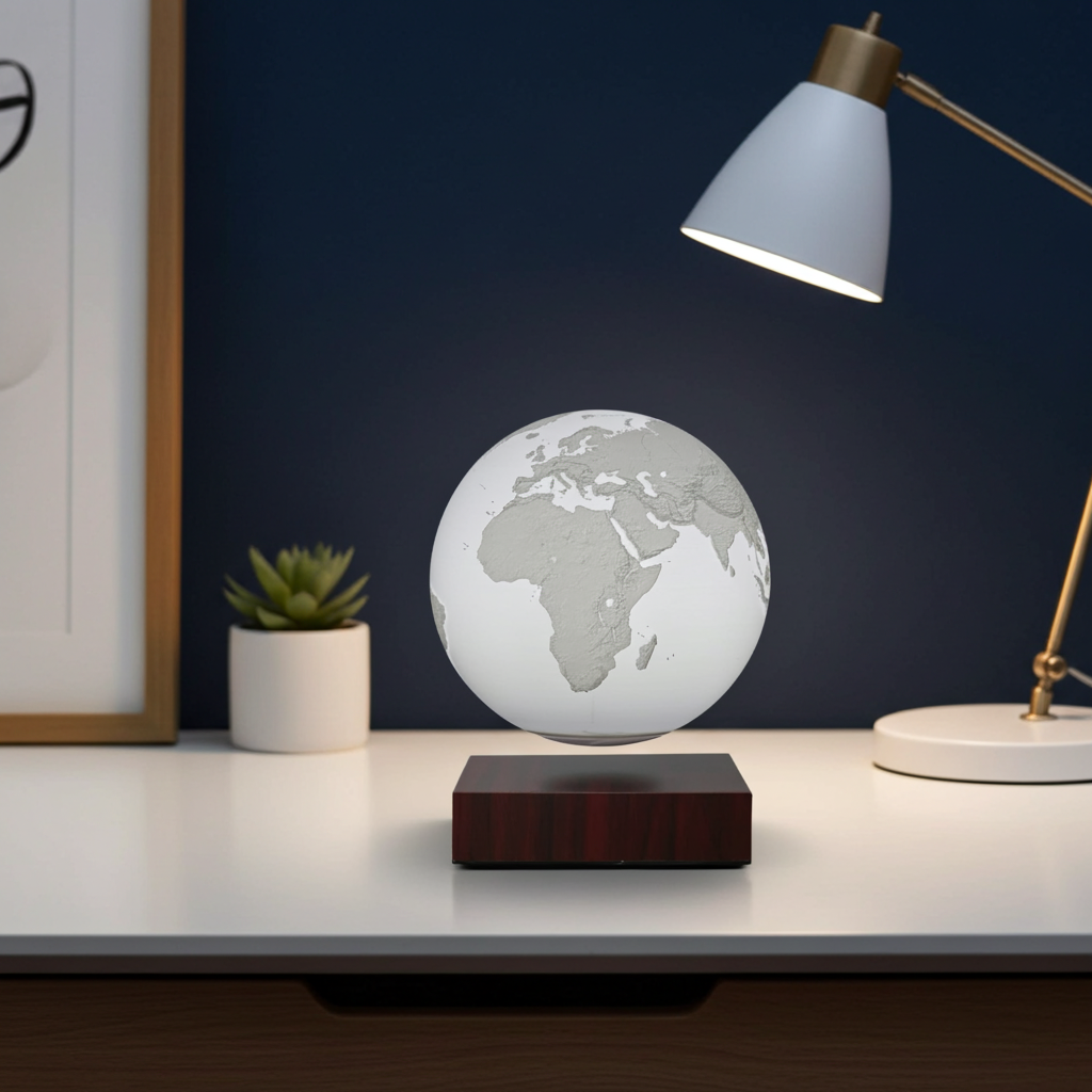 Leviterre – Lampe Lévitante Magnétique LED | Terre & Jupiter