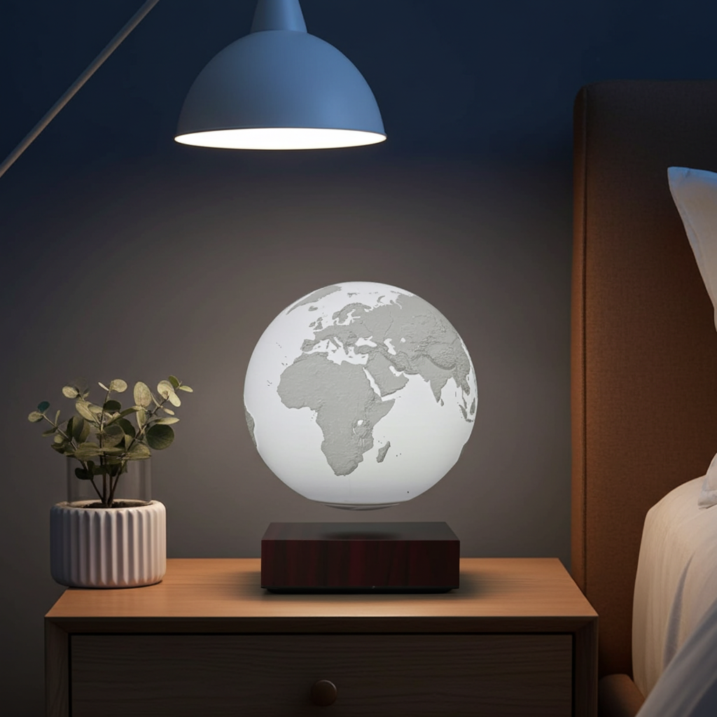 Leviterre – Lampe Lévitante Magnétique LED | Terre & Jupiter