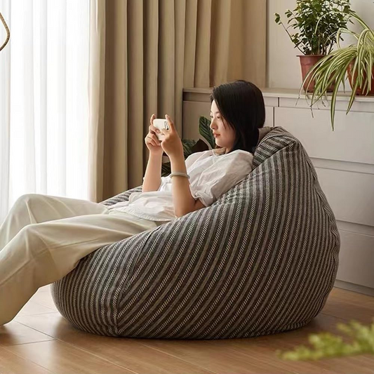 RelaxBean — Fauteuil Pouf Ergonomique Premium | Mémoire de Forme