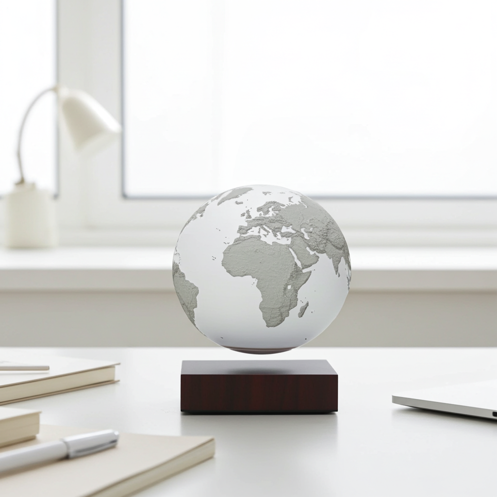 Leviterre – Lampe Lévitante Magnétique LED | Terre & Jupiter