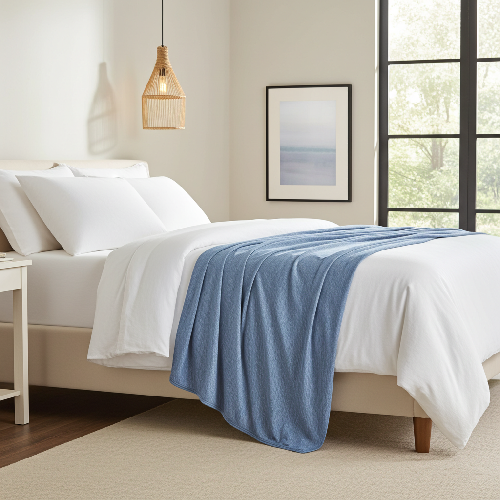 FreshSleep – Couverture rafraîchissante microfibre respirante | Été