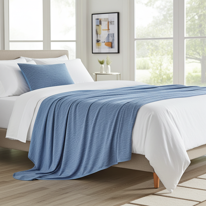 FreshSleep – Couverture rafraîchissante microfibre respirante | Été