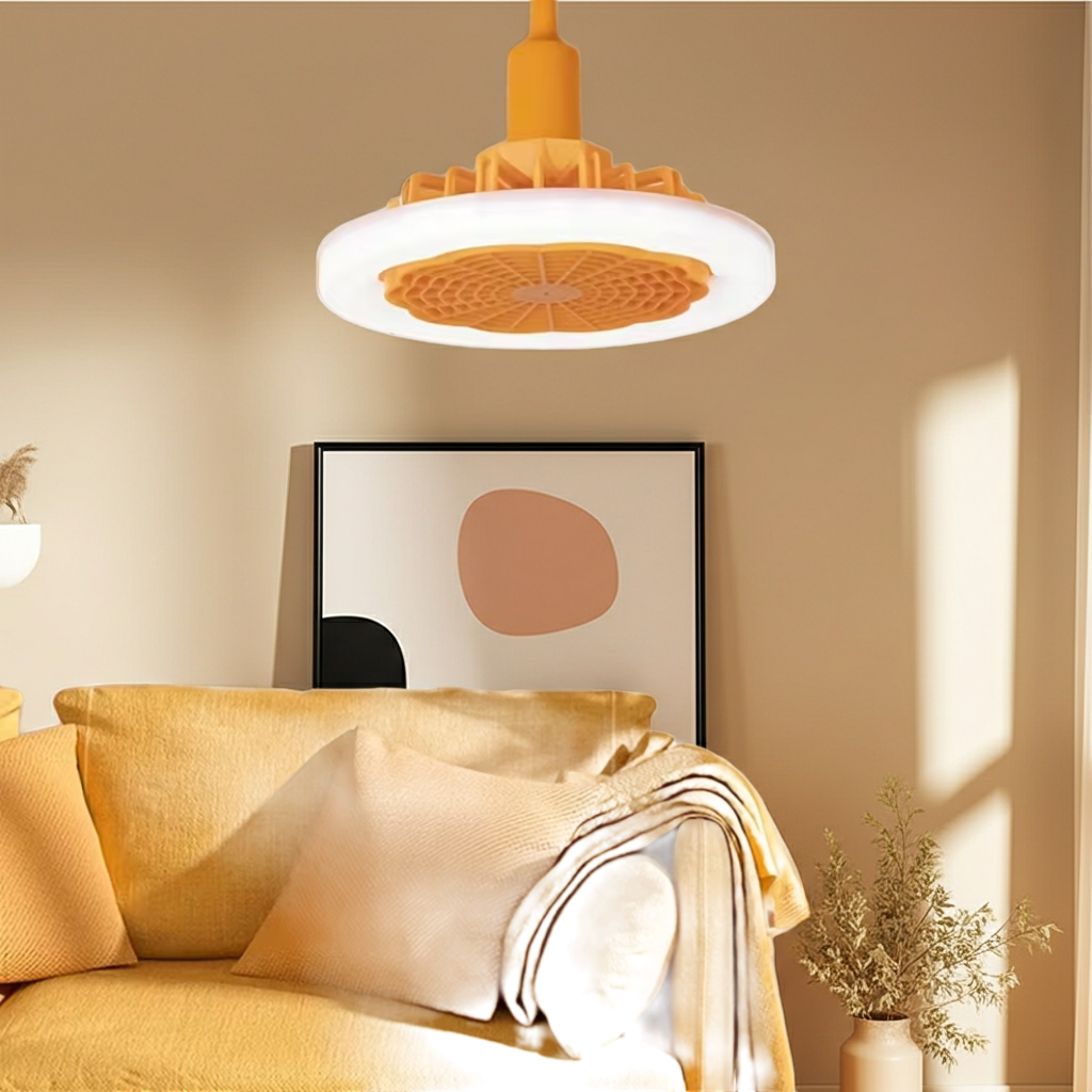 FreshBulb – Ventilateur LED minimaliste avec éclairage intégré | E27
