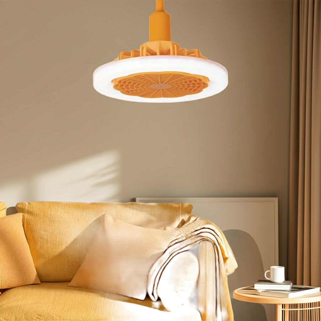 FreshBulb – Ventilateur LED minimaliste avec éclairage intégré | E27